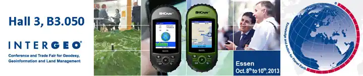 NAVA Handheld GPS on INTERGEO