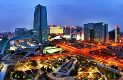 Night view of Beijing